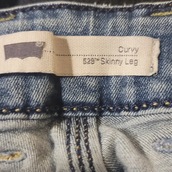 Levis cury 529 skinny jeans sz 30 - Picture 7 of 8